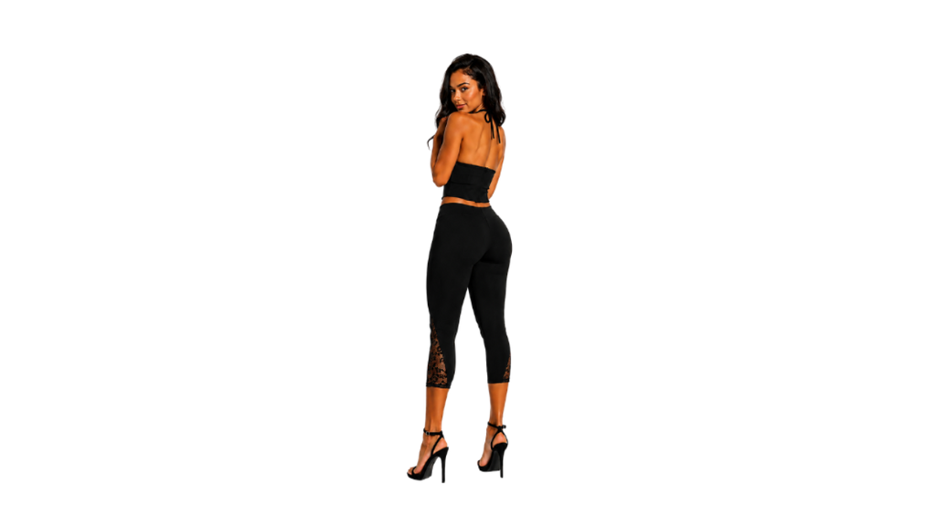 Two-piece matching set (Black)