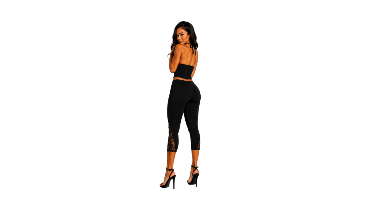 Two-piece matching set (Black)